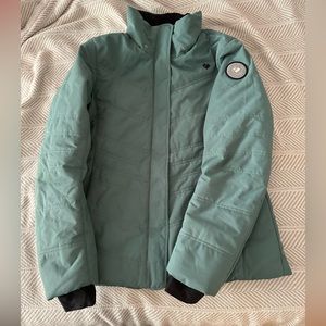 obermeyer ski jacket in green size 10